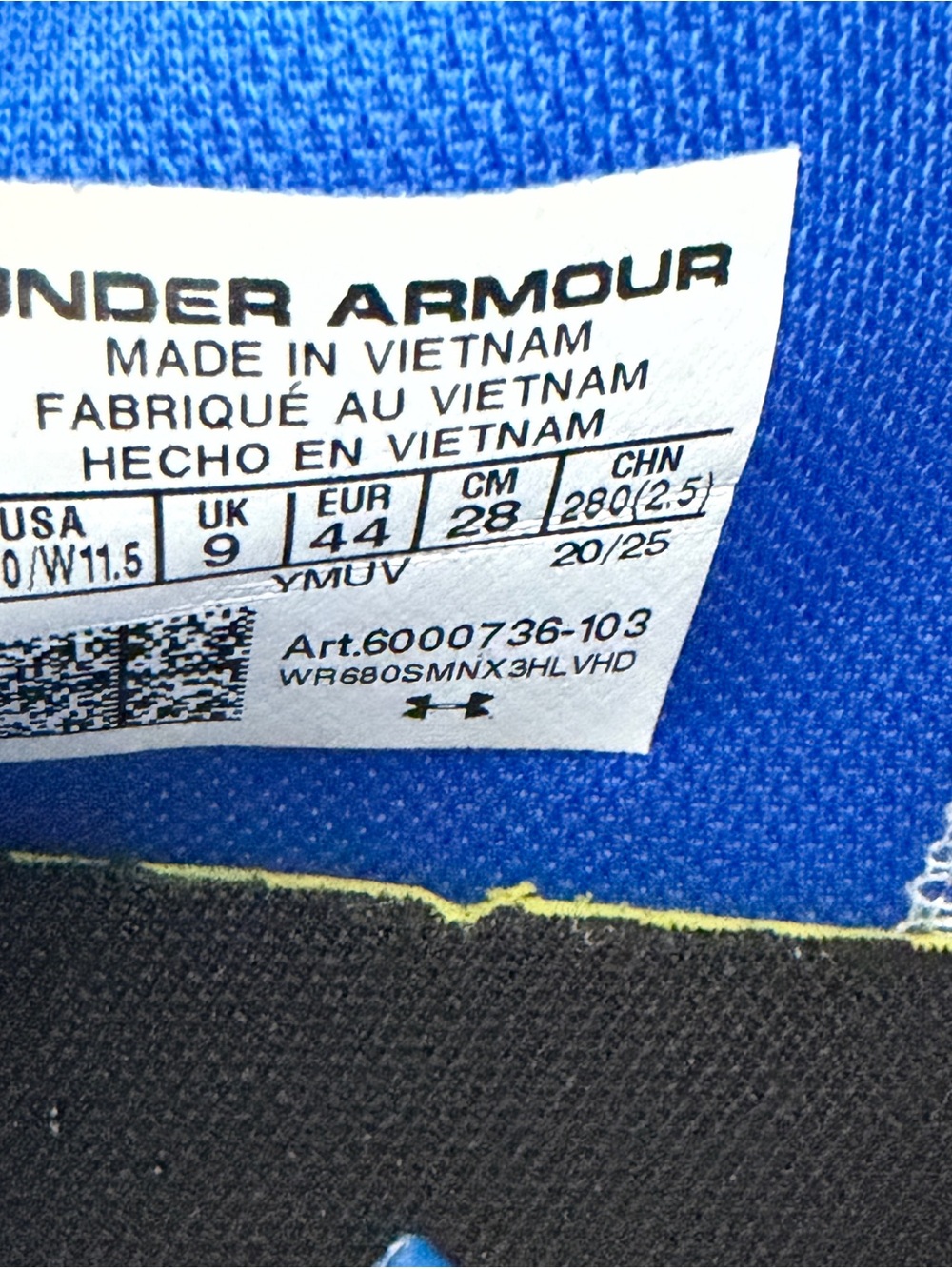Under Armour Curry 12 Team Basketball Shoes White Blue Men’s Size 10 - Picture 5 of 10